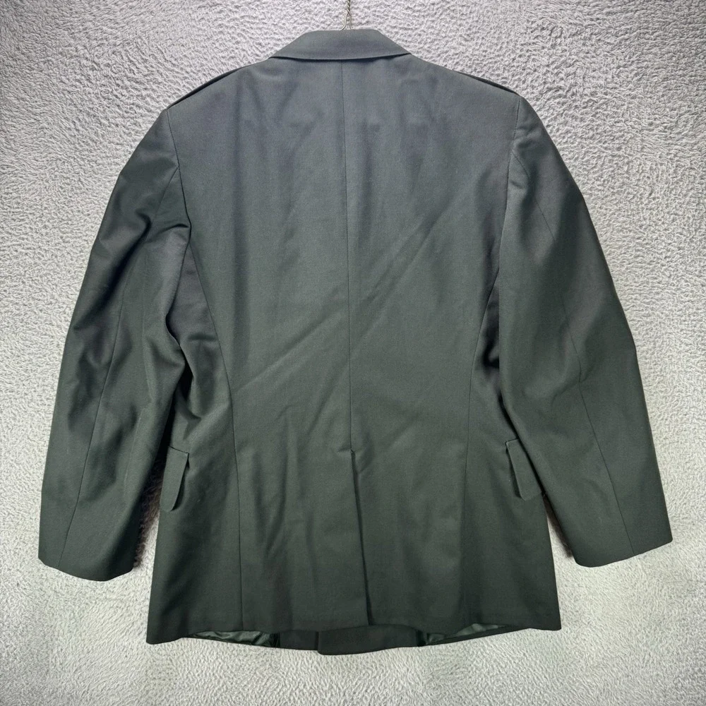 Vintage US Army Dress Uniform Coat Mens 42R Green Wool Blend Service Jacket NWT
